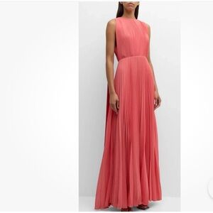 E.Stott Octavia Pleated Draped A-Line Gown